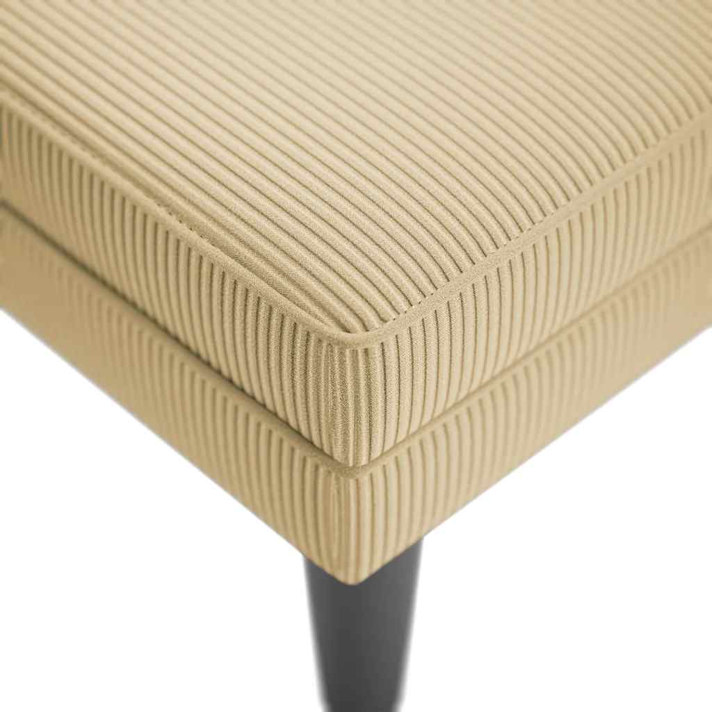 Chaise Lounge Com Almofada Tecido Corduroy