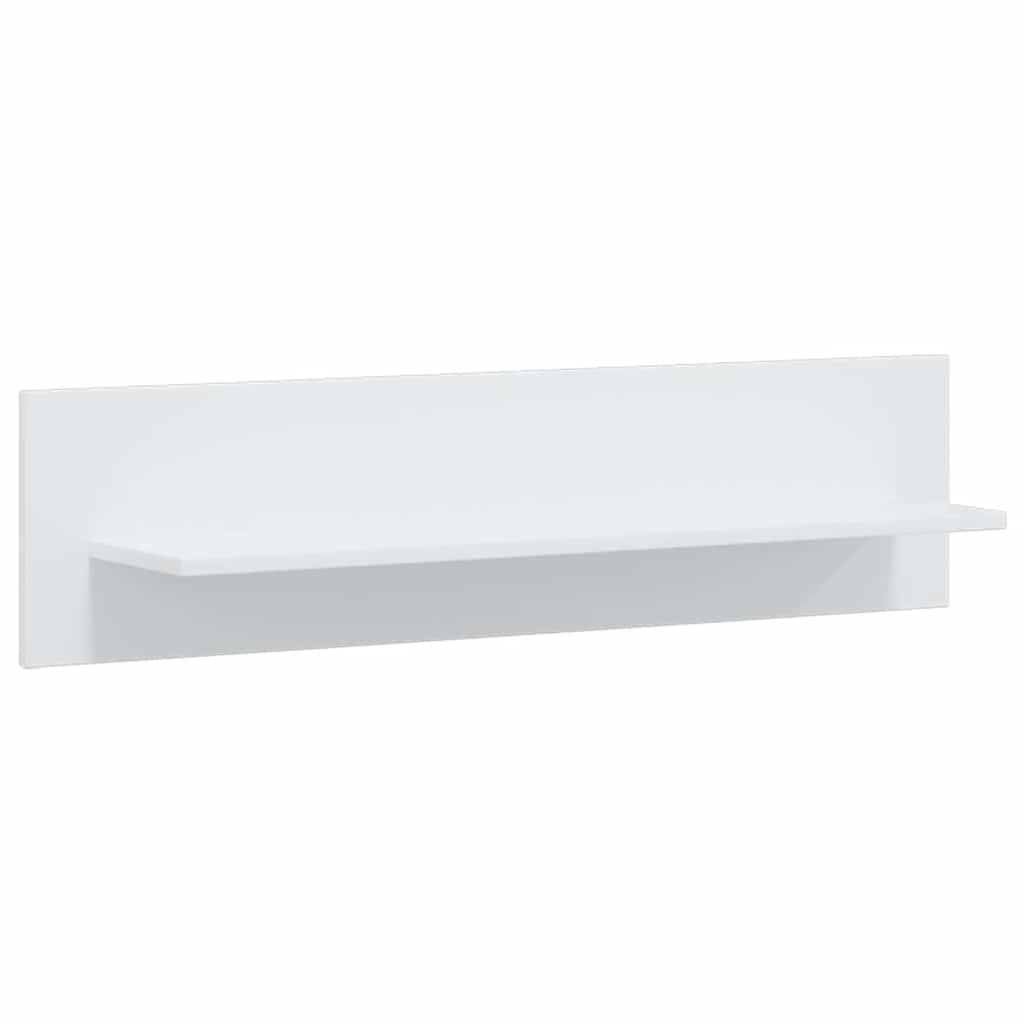 Móveis Tv De 5Pcs Iluminação Led Madeira Trabalhada Branco Mate Roxo