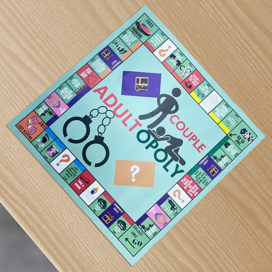 Jogo de tabuleiro para casal "ADULTOPOLY COUPLE"