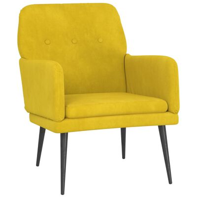 Cadeirão Amarelo 62x79x79 cm Velvet (Copiar)