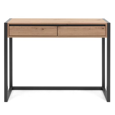 Finori Console Table "Denver 44" Artisan Oak and Anthracite Grey