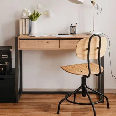 Finori Console Table "Denver 44" Artisan Oak and Anthracite Grey
