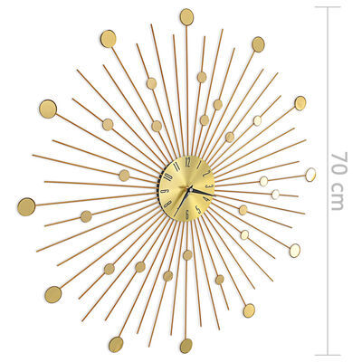 Relógio Metal 70 cm Golden