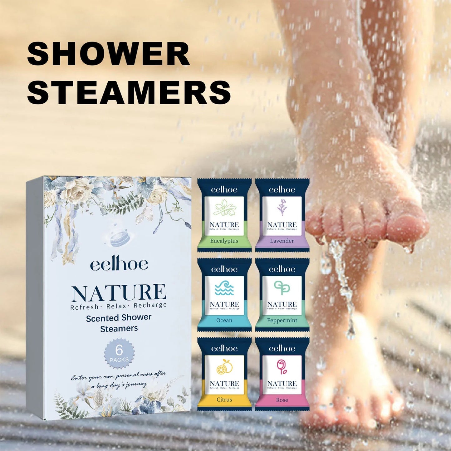 Aromaterapia para chuveiro