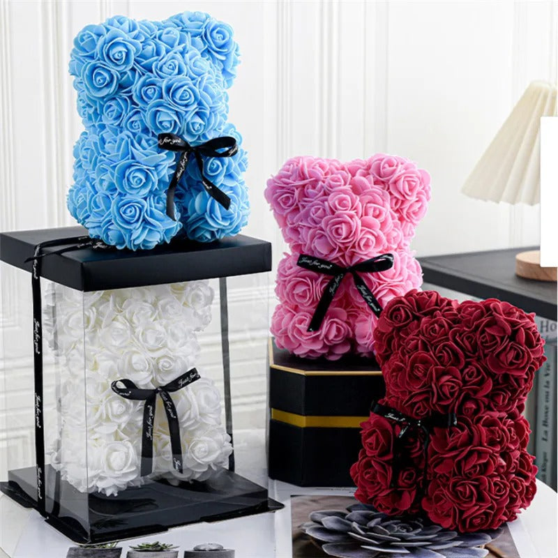 Eternal Rose Teddy Bear