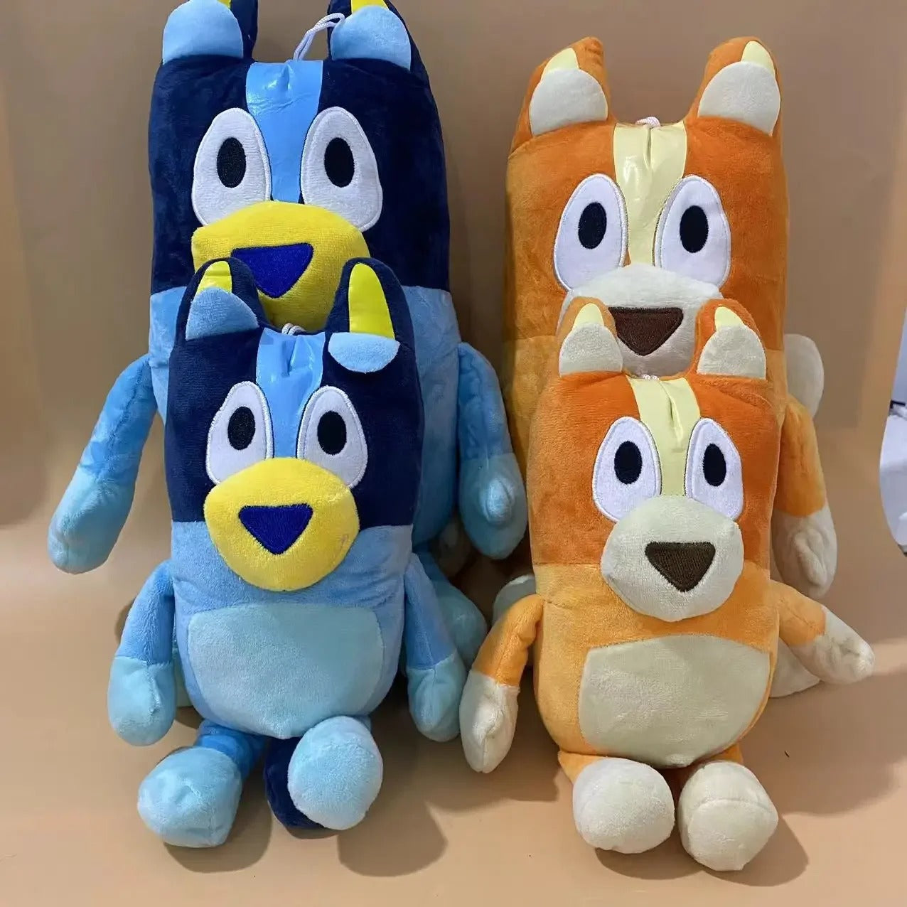 Peluche Bluey e a Familia