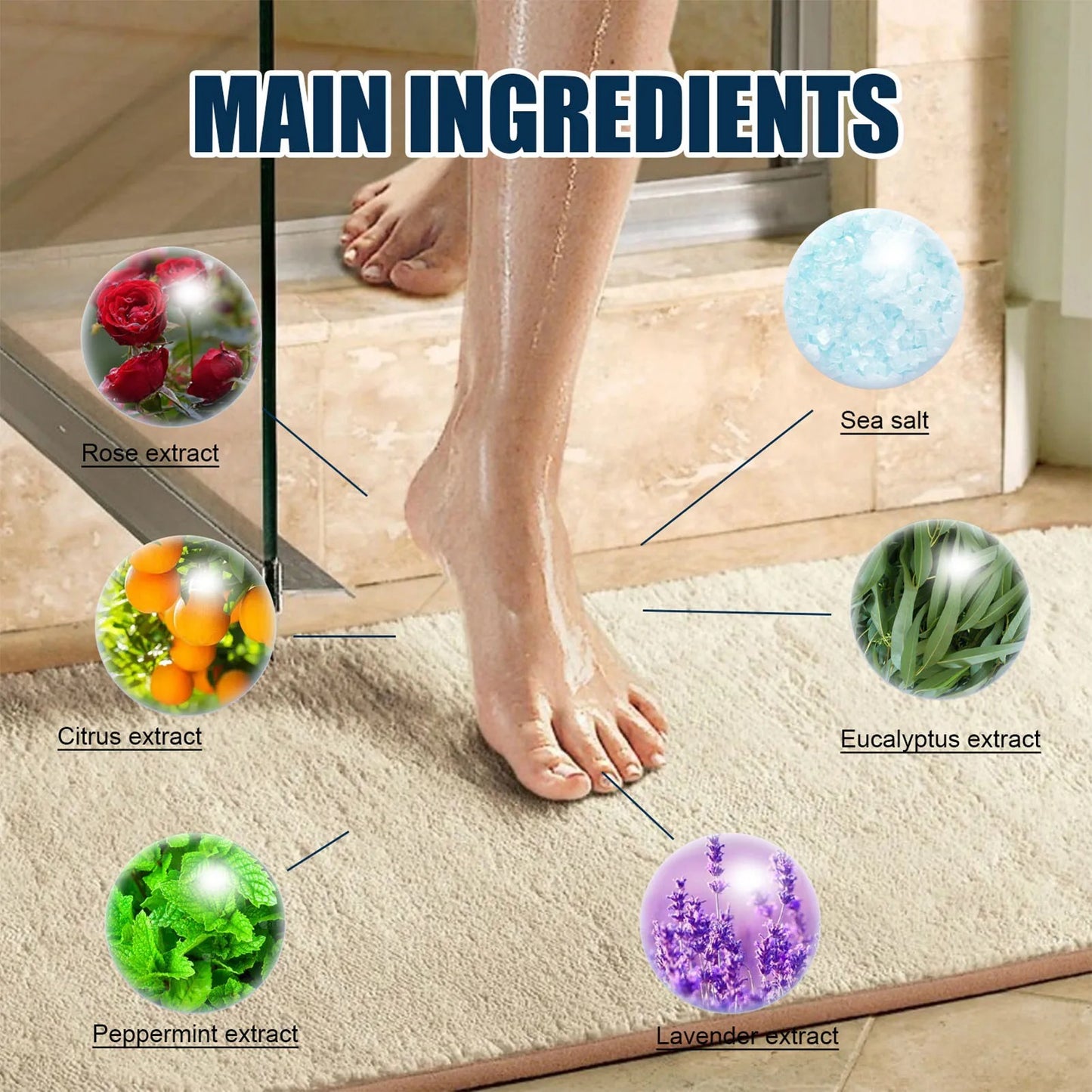 Aromaterapia para chuveiro